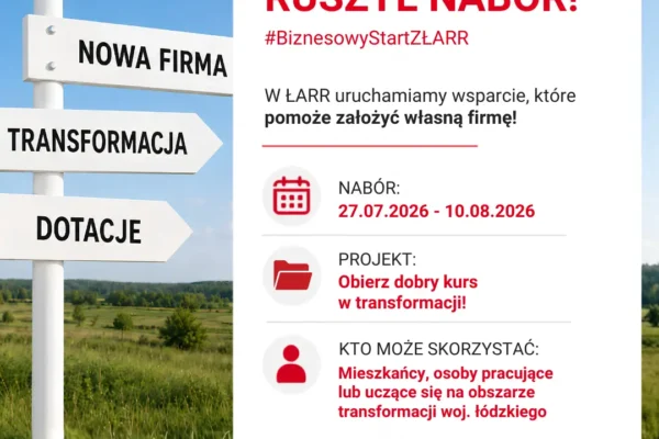 Ponad 77 tys. zł na własną firmę w Łódzkiem – trwa nabór wniosków