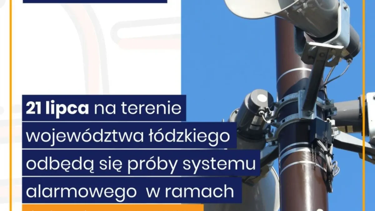 Ogólnopolskie ćwiczenia systemu ostrzegania „Alarm 2026” – 21 lipca 2026 r.