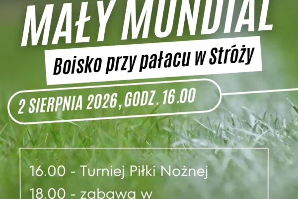 „Mały mundial” w Stróży – turniej piłki nożnej i zabawa dla dzieci