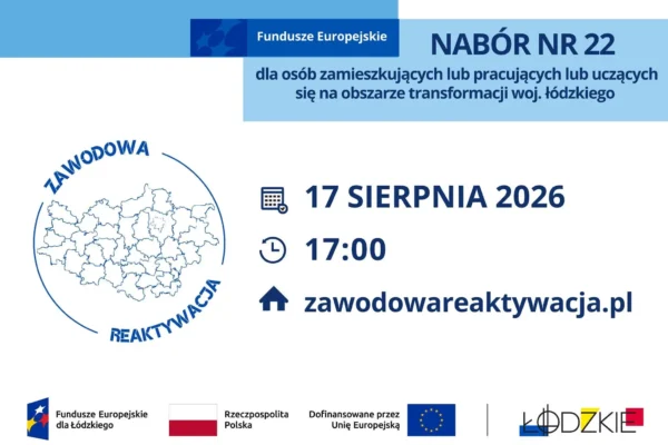 Rusza nabór na bony szkoleniowe w ramach projektu „Zawodowa reaktywacja” – 17 sierpnia