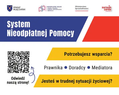 Nieodpłatna pomoc prawna, poradnictwo obywatelskie, mediacja oraz edukacja prawna w 2026 r.