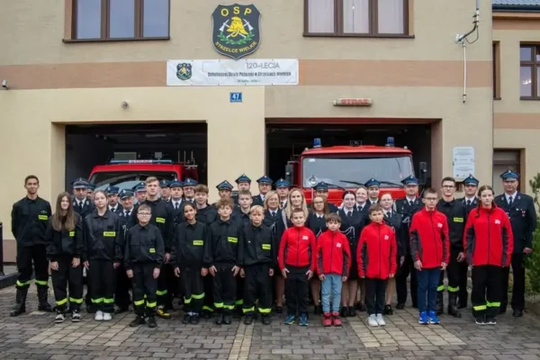 OSP Strzelce Wielkie dziękuje za elektrośmieci i zachęca do dalszej pomocy