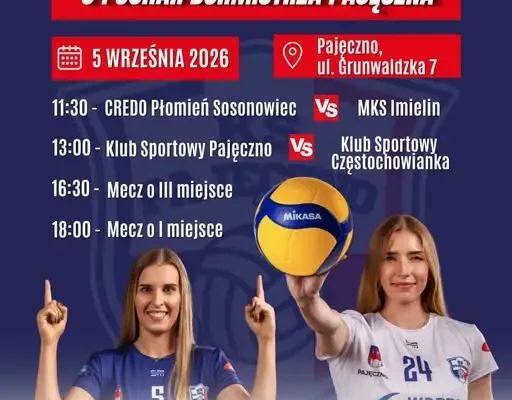 Turniej o Puchar Burmistrza Pajęczna – siatkarskie emocje 5 września