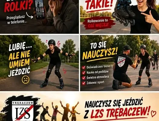 Nauka jazdy na rolkach dla dzieci i młodzieży w Działoszynie