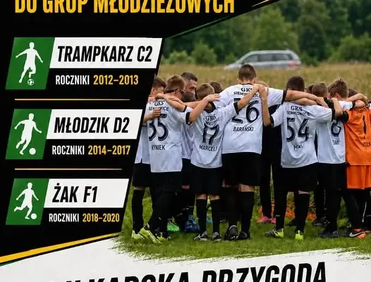 GKS Siemkowice ogłasza nabór do grup młodzieżowych – dołącz do piłkarskiej przygody