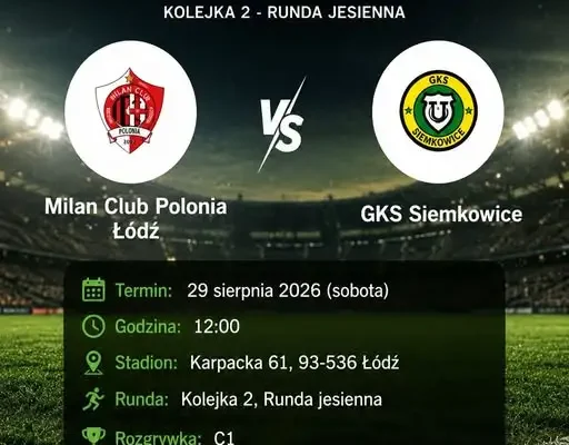 GKS Siemkowice Trampkarz C1 zagra w Łodzi z Milan Club Polonia