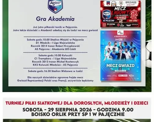 Turniej siatkówki w Pajęcznie – kibicujmy razem!