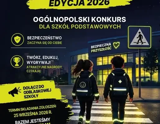 Rusza konkurs „Odblaskowa Szkoła” – łódzkie szkoły mogą się zgłaszać