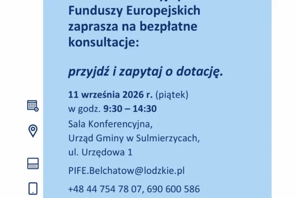 Mobilny Punkt Informacyjny Funduszy Europejskich zawita do Sulmierzyc