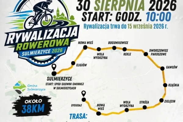 Ostatni wakacyjny rajd rowerowy w Sulmierzycach już w niedzielę