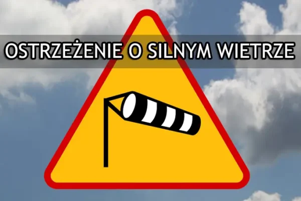 Ostrzeżenie 2. stopnia: silny wiatr w sobotę nad ranem