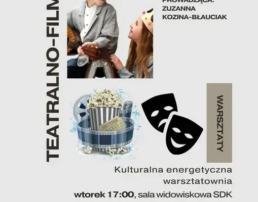 Bezpłatne warsztaty teatralno-filmowe dla młodzieży w Sulmierzycach