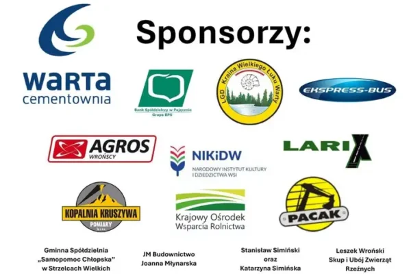 III Powiatowe Święto Plonów w Strzelcach Wielkich – podziękowania dla sponsorów