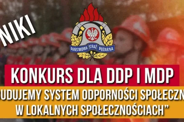 OSP z województwa łódzkiego nagrodzone w konkursie „Budujemy SYSTEM ODPORNOŚCI SPOŁECZNEJ”