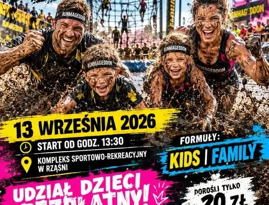 Runmageddon Lite w Rząśni – sportowa przygoda dla dzieci i rodzin