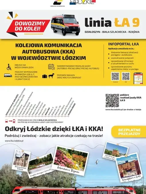 Kolejowa Komunikacja Autobusowa ułatwia podróże mieszkańcom Gminy Rząśnia