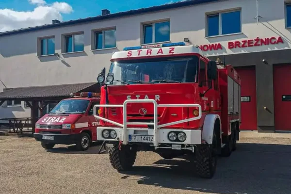 Pomoc PRM w Dubidzach – interwencja OSP KSRG Nowa Brzeźnica i Dubidze