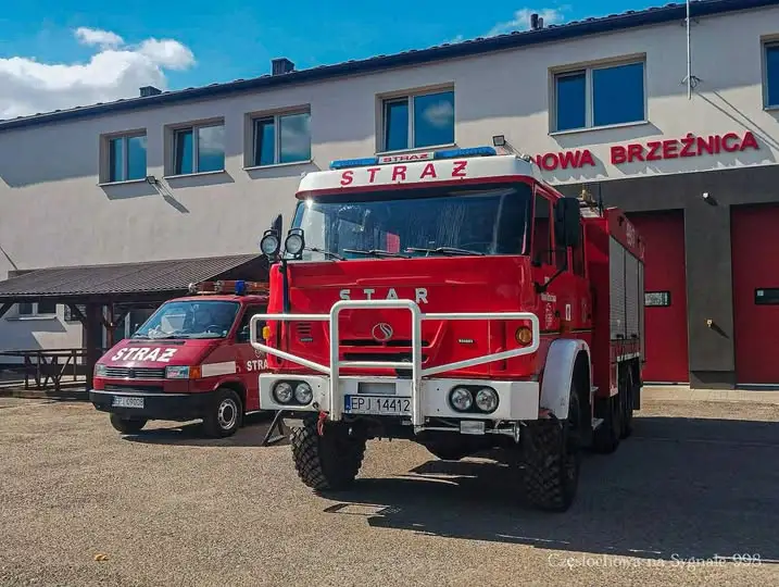 Pomoc PRM w Dubidzach – interwencja OSP KSRG Nowa Brzeźnica i Dubidze