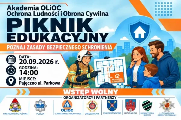 Piknik edukacyjny w Pajęcznie: bezpieczeństwo w praktyce
