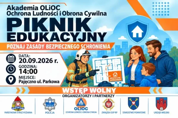 Piknik edukacyjny w Pajęcznie – bezpieczeństwo w praktyce
