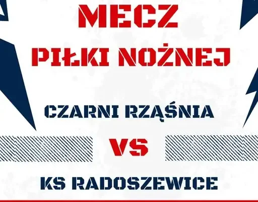 Czarni Rząśnia podejmą wicelidera. Hit A-klasy już w sobotę