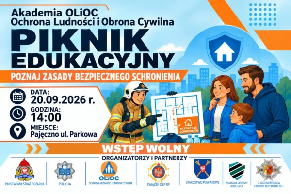 Piknik edukacyjny „Akademia OLiOC” w Pajęcznie już 20 września