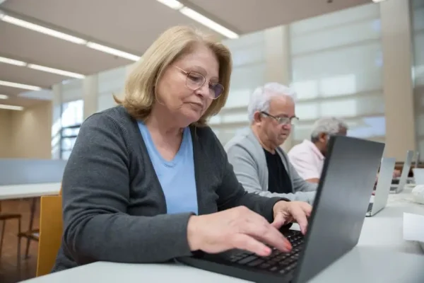 Aktywni Seniorzy wrócili do ćwiczeń w bibliotece w Sulmierzycach