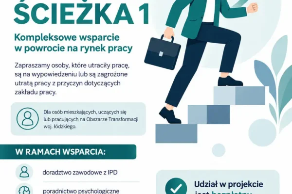 Innowacyjny outplacement II – bezpłatna pomoc dla osób tracących pracę z obszaru transformacji
