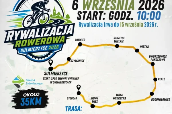 Niedzielny rajd rowerowy w Sulmierzycach – zapraszamy na trasę przez okoliczne miejscowości