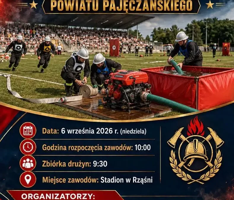 XIII Powiatowe Zawody Sportowo-Pożarnicze OSP już w niedzielę w Rząśni