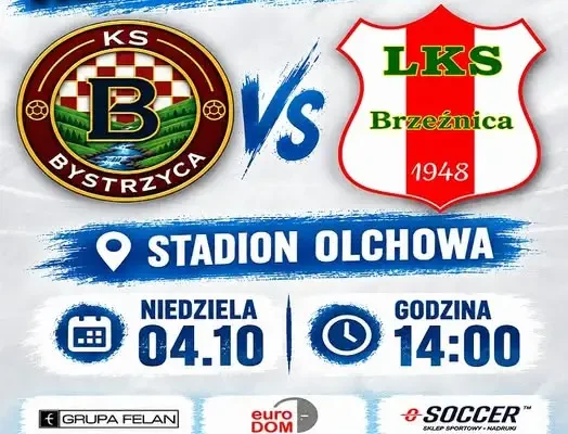 KS Bystrzyca kontra Ź — mecz 6. kolejki KEEZA Klasy B1 Dębica w Olchowej