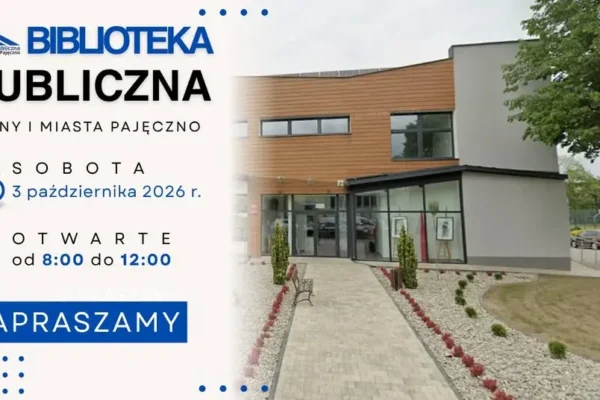 Biblioteka w Pajęcznie otwarta w pierwszą sobotę października