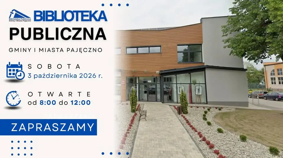 Biblioteka w Pajęcznie otwarta w pierwszą sobotę października
