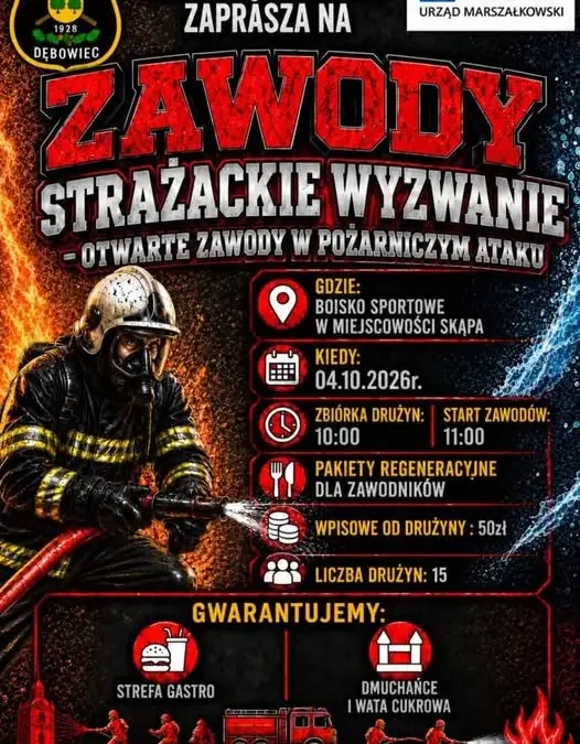 Zawody strażackie w Skąpej – już w niedzielę 4 października