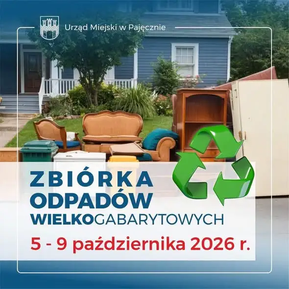 Zbiórka odpadów wielkogabarytowych w gminie Pajęczno – trwa do 9 października