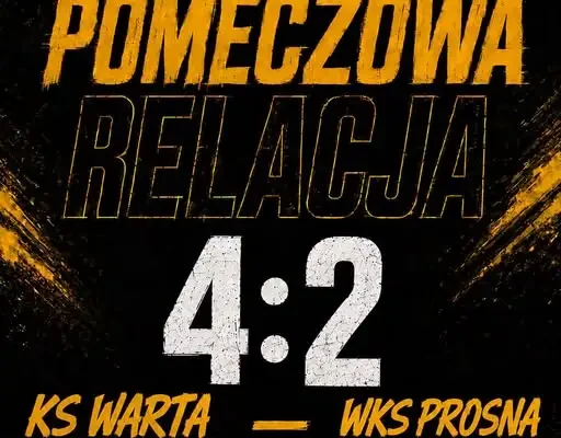 Warta Działoszyn wygrywa z Prosną. Bohaterowie: Panek, Nagieł i Kukulski