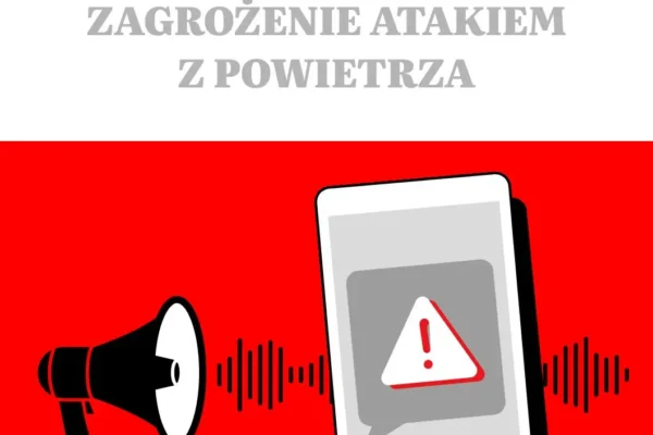 Jak zachować się podczas ataku z powietrza? MSWiA publikuje instrukcję i plakaty RCB